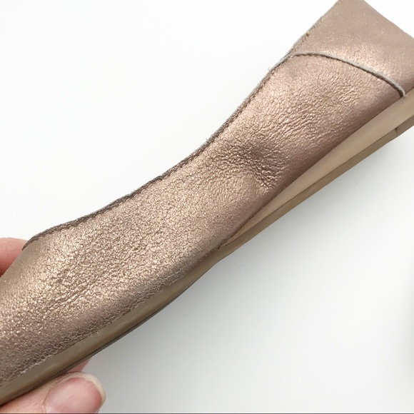 LUCKY BRAND Bylando Rose Gold Pointed Toe Flats Shoes - Picture 9 of 13